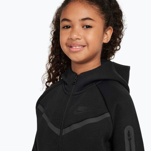 Kinder-Sweatshirt Nike Sportswear Tech Fleece black/black/black