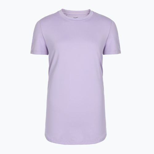 Damen T-Shirt Nike One Maternity Dri Fit Slim-Fit lilac ice