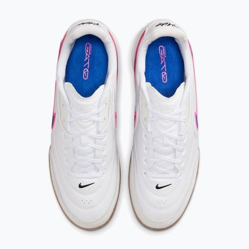 Herren-Fußballschuhe Nike Streetgato white/pink blast/racer blue
