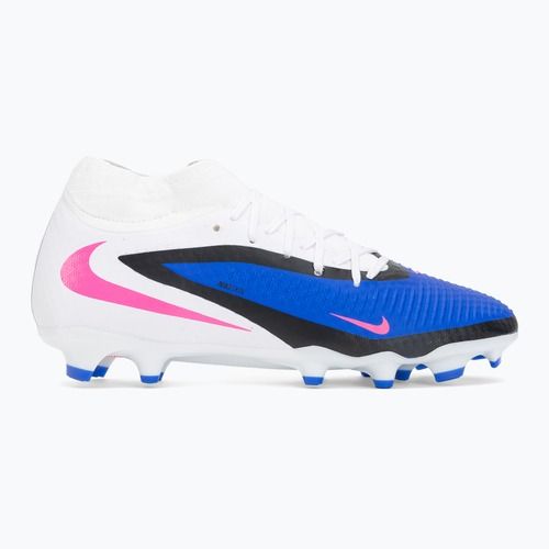 Herren-Fußballschuhe Nike Phantom 6 High Academy FG/MG racer blue/white/pink blast