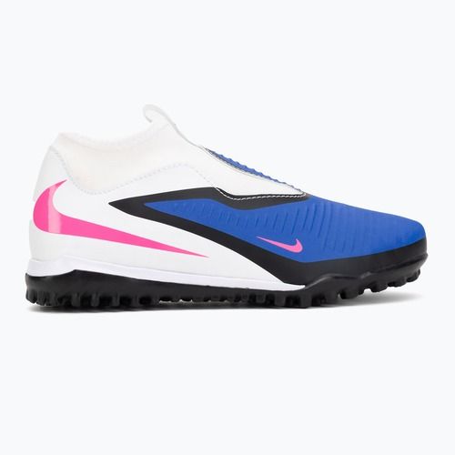 Kinder-Fußballschuhe Nike Phantom 6 High Academy TF racer blue/white/pink blast