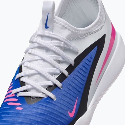 Kinder-Fußballschuhe Nike Jr. Phantom 6 Low Academy IN racer blue/white/pink blast