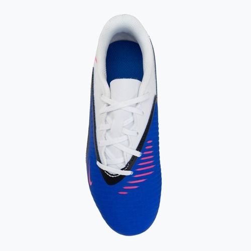 Kinder-Fußballschuhe Nike Phantom 6 Low Club MG racer blue/white/pink blast
