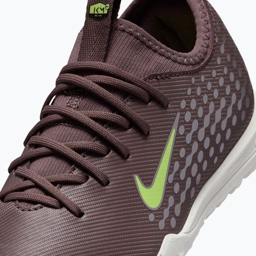 Kinder-Fußballschuhe Nike Mercurial Vapor 16 Academy Kylian Mbappe TF plum eclipse/metallic silver