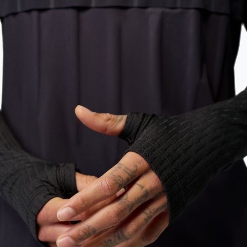 Herren Fußball-Langarmshirt Nike Paris Saint-Germain Strike Elite SE Aerogami Shell Top black/black/atmosphere grey