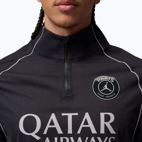 Herren Fußball-Langarmshirt Nike Paris Saint-Germain Strike Elite SE Aerogami Shell Top black/black/atmosphere grey
