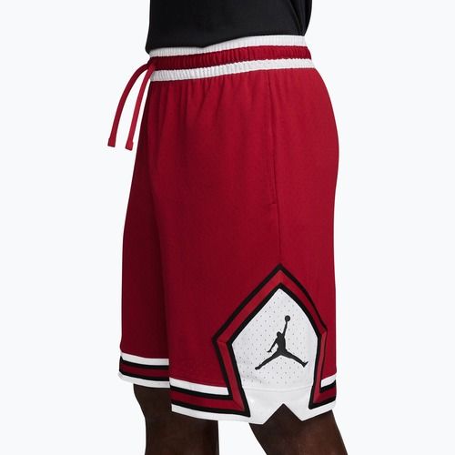 Spodenki koszykarskie męskie Nike Jordan Sport Dri-FIT 9" Diamond gym red/white/gym red