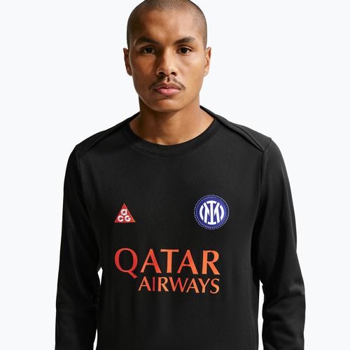 Herren-Fußball-Longsleeve Nike Inter Milan Academy Pro Warm SE black/safety orange