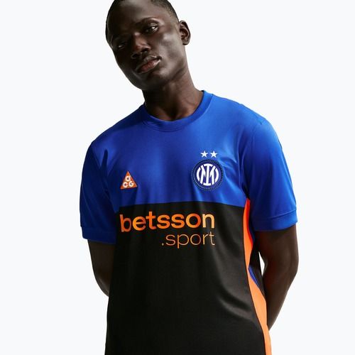 Herren-Fußballtrikot Nike Inter Milan Stadium SE hyper blue/black/safety orange