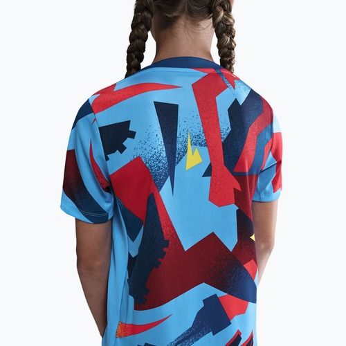 Kinder-Fußballtrikot Nike FC Barcelona Academy Pro SE Pre-Match Jr university blue/opti yellow