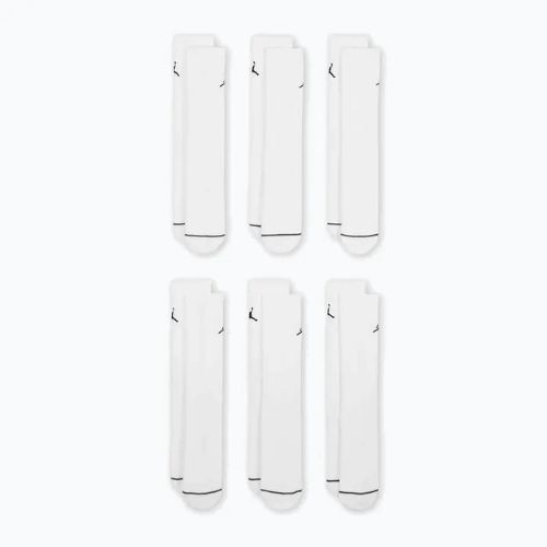 Socken Nike Jordan Everyday Cushioned Crew 6er-Pack white/black