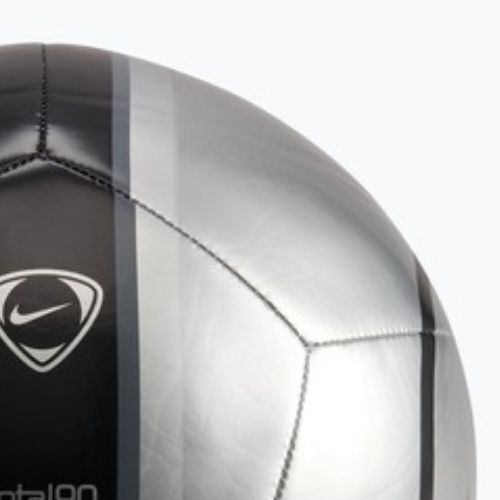 Fußball Nike Academy T90 Metallic '26 metallic silver/black/black Größe 5