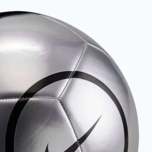 Fußball Nike Academy T90 Metallic '26 metallic silver/black/black Größe 4