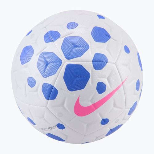 Fußball Nike Academy White/Racer Blue/Pink Blast Größe 5