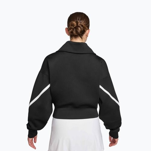 Damen-Tennisjacke Nike Advantage Dri-Fit FZ black/white