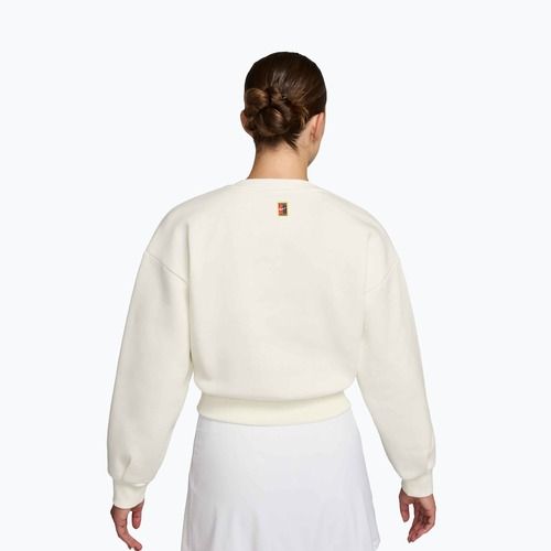 Damen-Sweatshirt Nike Court Collection French Terry Crew Neck sail/midnight navy