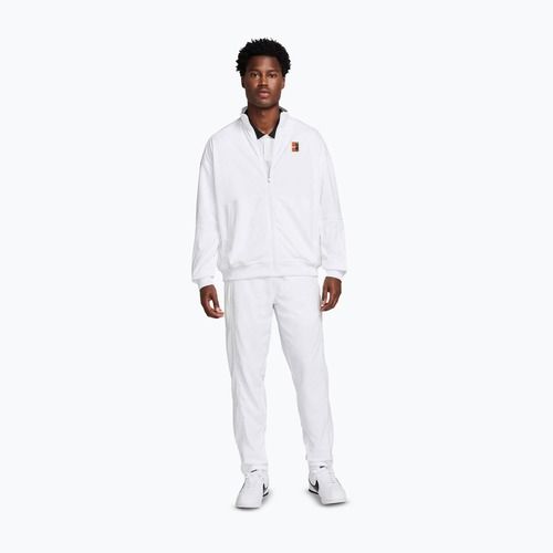 Herren Tennis-Sweatshirt Nike Court Heritage white/white