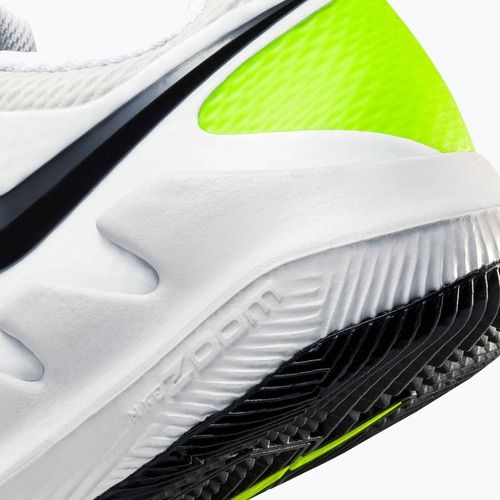 Kinder-Tennisschuhe Nike Court Vapor X Jr white/volt/black