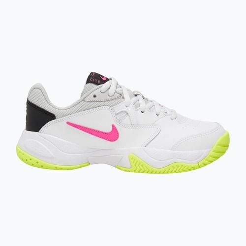 Kinder-Tennisschuhe Nike Court Lite 2 Jr white/hot lime/grey fog/laser fuchsia