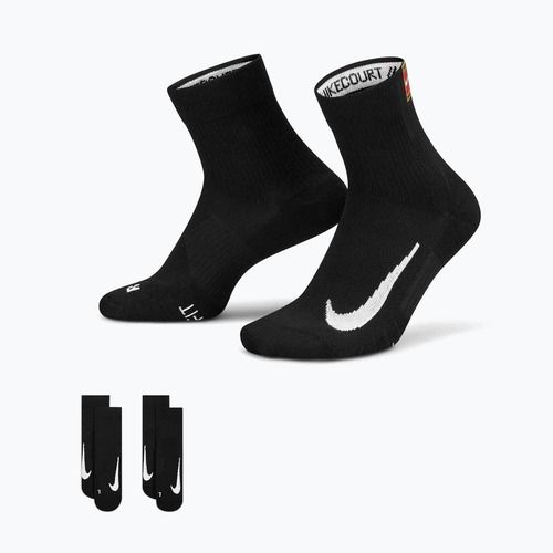 Socken Nike Court Multiplier Max 2 Paar black/black