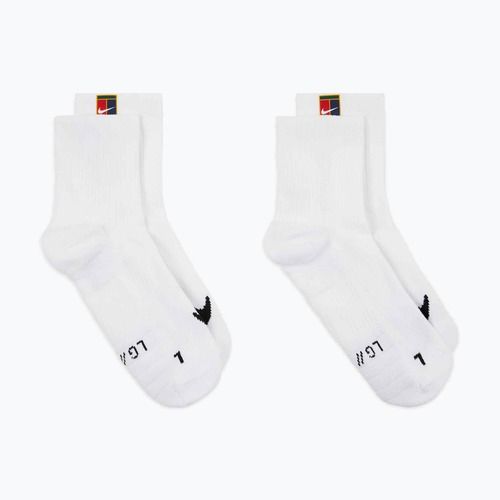 Nike Court Multiplier Max Socken 2 Paar white/white