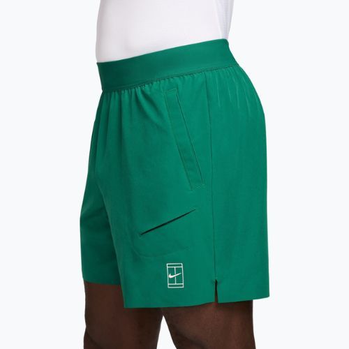 Herren-Tennisshorts Nike Court Dri-Fit Advantage 6" malachite/white