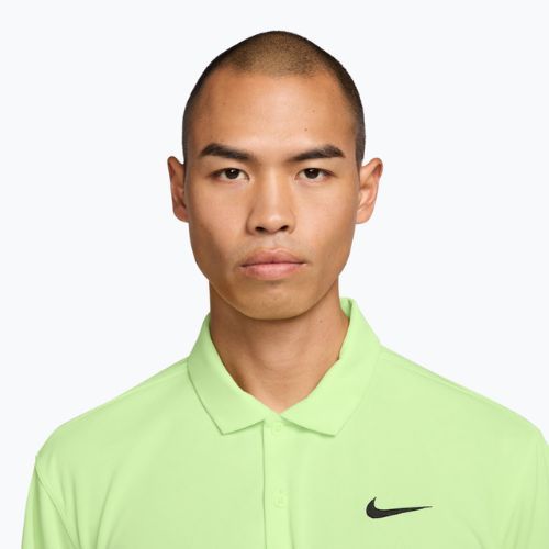 Herren-Tennis-Poloshirt Nike Court Dri-Fit Polo Solid light liquid lime/black