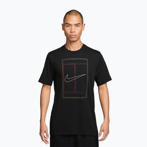 Herren-T-Shirt Nike Court Heritage black