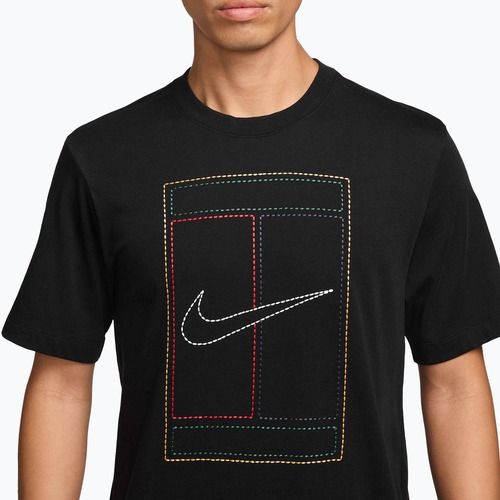 Herren-T-Shirt Nike Court Heritage black