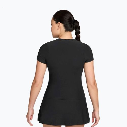 Damen-Tennis-Shirt Nike Victory Dri-Fit black/white