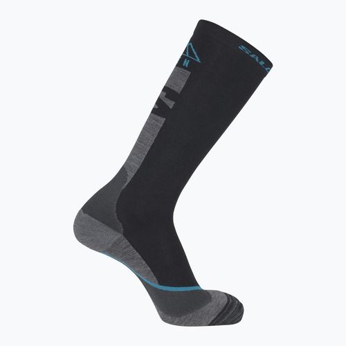 Skisocken Salomon MTN black/blue Danube