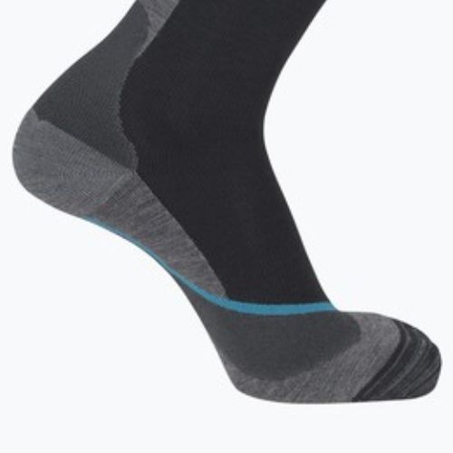 Skisocken Salomon MTN black/blue Danube