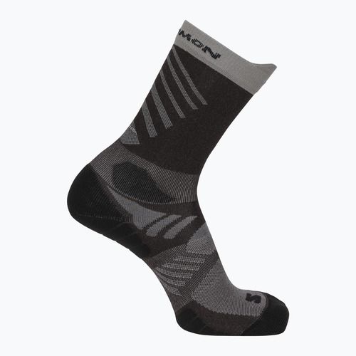 Socken Salomon Aero Crew black coffee/iron