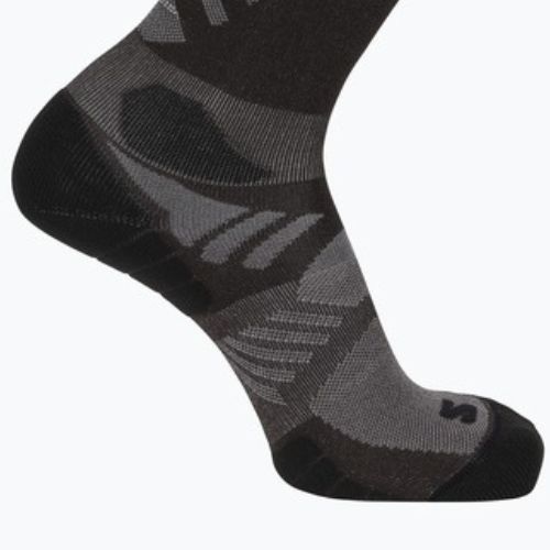 Socken Salomon Aero Crew black coffee/iron