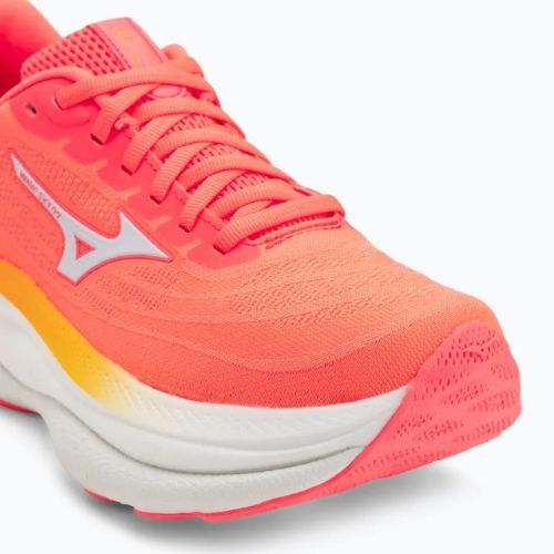 Damen-Laufschuhe Mizuno Wave Sky 9 striking coral/baseball white/citrus