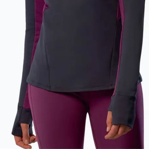 Damen-Laufpullover Mizuno Active Warm Half Zip baritone blue
