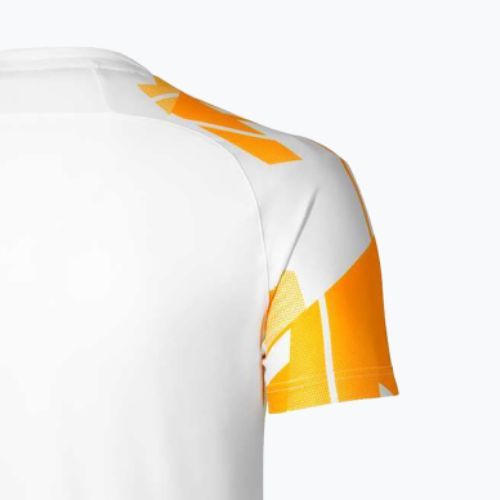 Herren Tennisshirt Mizuno Daybreakers Shadow white/citrus