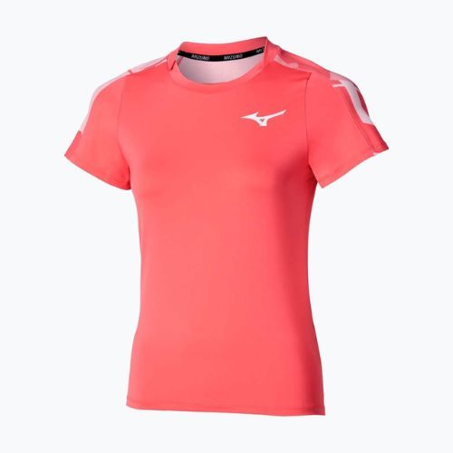 Damen-Tennisshirt Mizuno Daybreakers Printed calypso coral
