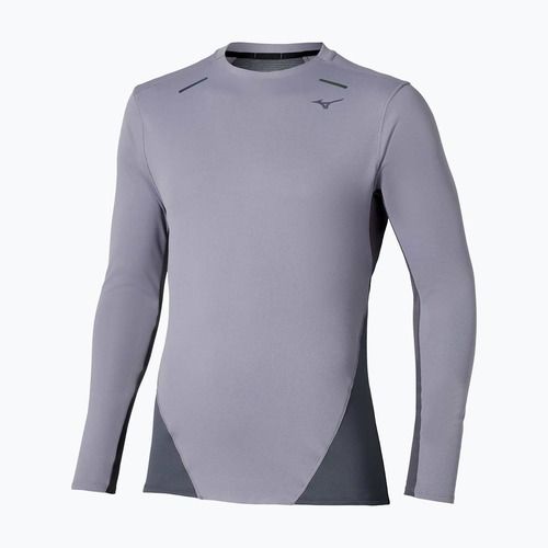 Herren-Lauf-Longsleeve Mizuno Tech Thermal Charge quiksilver