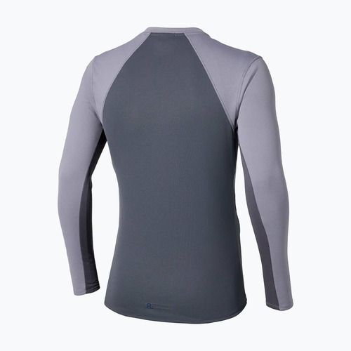 Herren-Lauf-Longsleeve Mizuno Tech Thermal Charge quiksilver