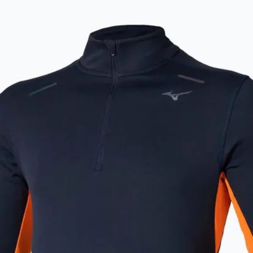 Lauf-Longsleeve Herren Mizuno Tech Thermal Charge Half Zip baritone blue