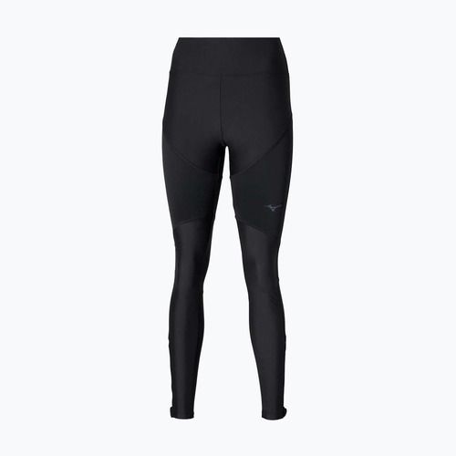 Damen-Laufleggings Mizuno Tech Thermal Charge Long black