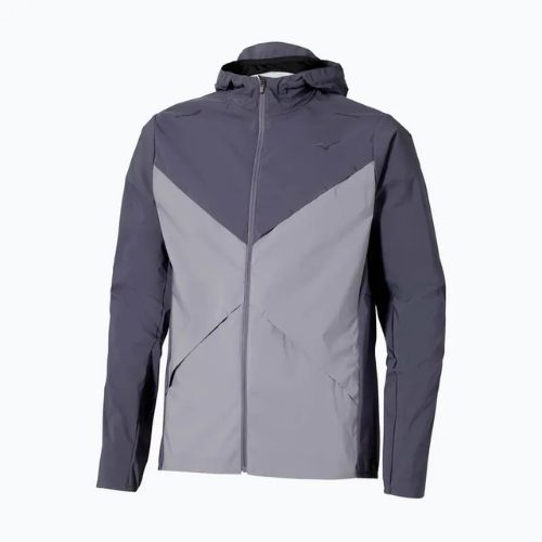 Herren-Laufjacke Mizuno Tech Thermal Charge Hooded quiksilver