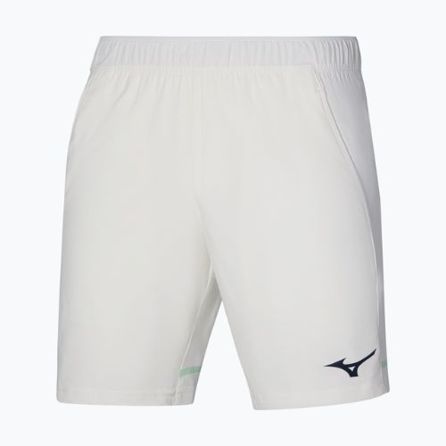Herren-Tennisshorts Mizuno 8 in Flex Short white/neo mint