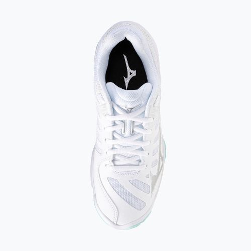 Damen-Volleyballschuhe Mizuno Wave Voltage 2 white/blue tint