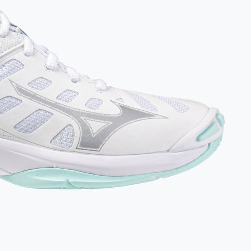 Damen-Volleyballschuhe Mizuno Wave Voltage 2 white/blue tint