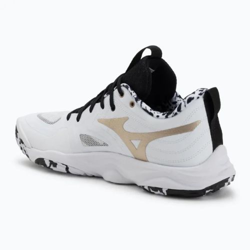 Volleyballschuhe Mizuno Wave Momentum Elite white/black/gold