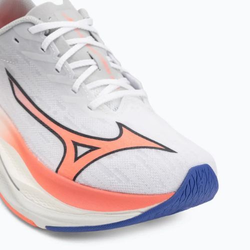 Damen-Laufschuhe Mizuno Wave Rebellion Flash 3 white/striking coral/iris bloom