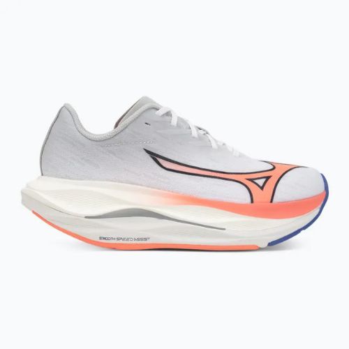 Damen-Laufschuhe Mizuno Wave Rebellion Flash 3 white/striking coral/iris bloom