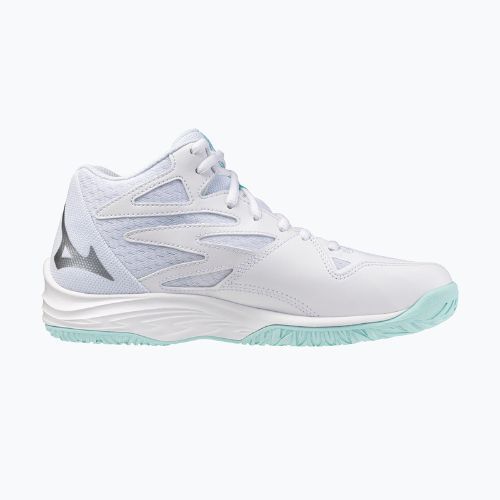 Damen-Volleyballschuhe Mizuno Thunder Blade Z Mid white/blue tint